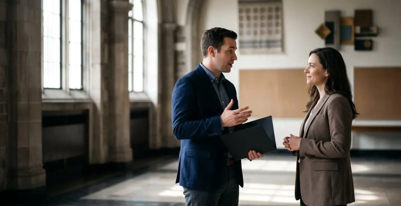 Interaction professionnelle entre étudiant et intervenant issu de la fonction publique après un cours