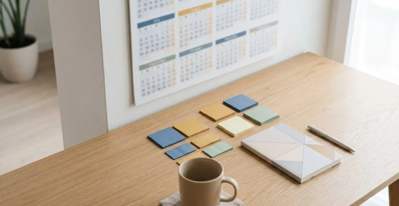 Organisation méthodique d'un planning de révision avec cycles de travail structurés